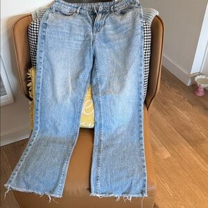 American Eagle Outfitters Light Blue Flare Jeans (runs small)